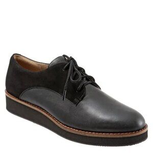 SoftWalk | Willis Black Tailored Oxford Women's 9.5M